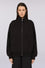 Scuba-Look Jersey-Sweatshirt mit Reißverschluss