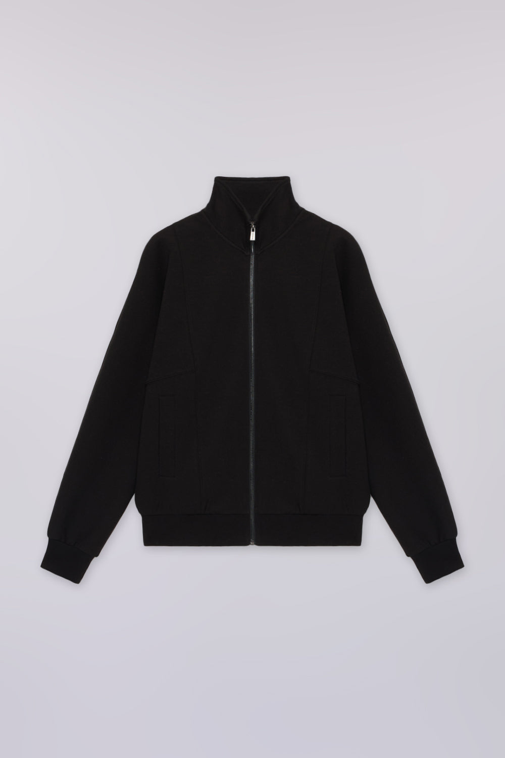 Felpa con zip in jersey effetto scuba 5|373e790f5e24b32047fe3d76d7647aae0120a9dec8e477ebe51850966a4b1d47