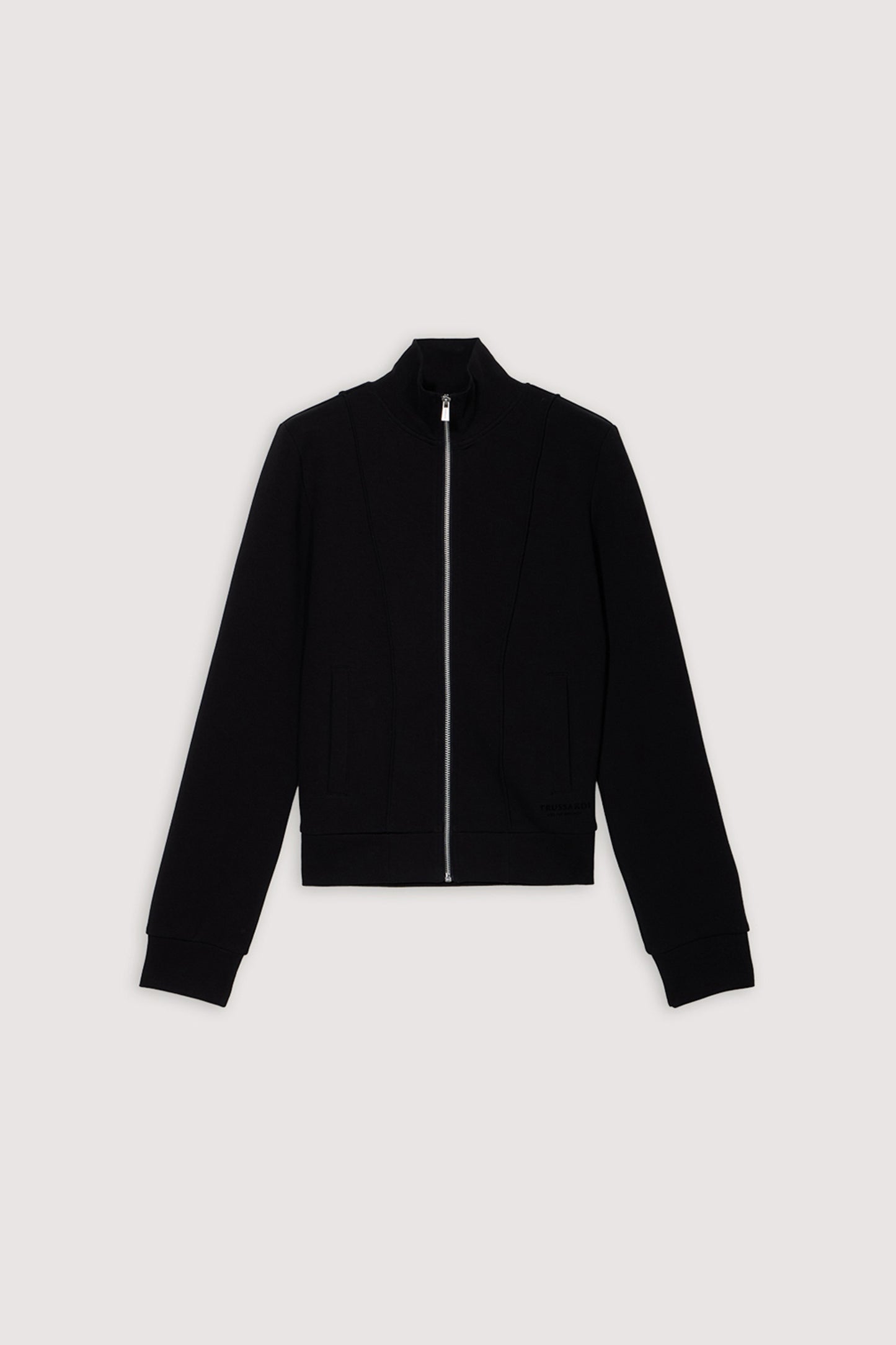 Felpa con zip in scuba 1|1199f8fdc5f9f61c1a535af64c994f3a54ef7cebf4e7512e1eeef1c542b395c3