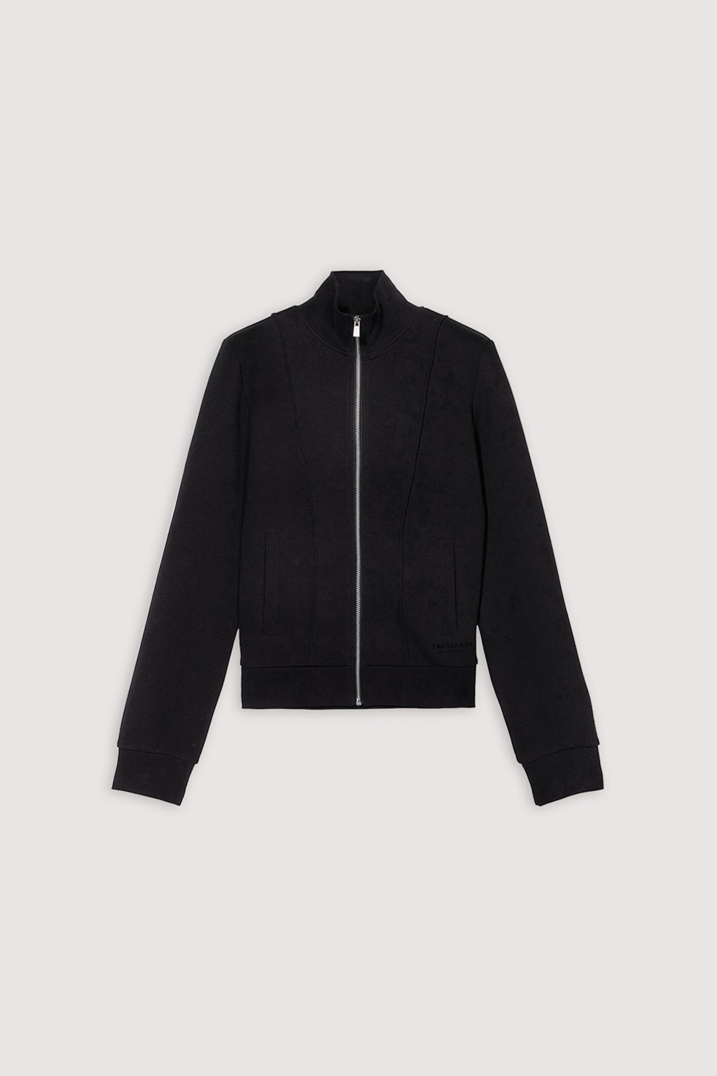 Felpa con zip in scuba 5|1199f8fdc5f9f61c1a535af64c994f3a54ef7cebf4e7512e1eeef1c542b395c3