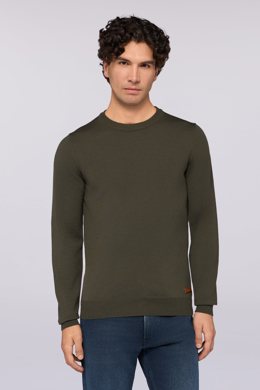 Maglia girocollo in pura lana 1|4519158066b6ee2c858df4fdac94bb96e0788e38922f31b4d8445fd6e05a605c