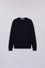 Stretch viscose crewneck jumper