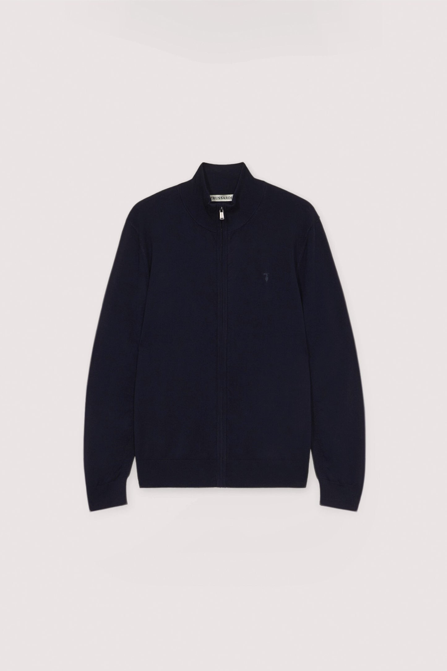 Cardigan con zip in viscosa stretch 5|1944811d0cbae0e2ef00f304791a55c7bc2e2f97e09b1e4a091f137510cfbc73