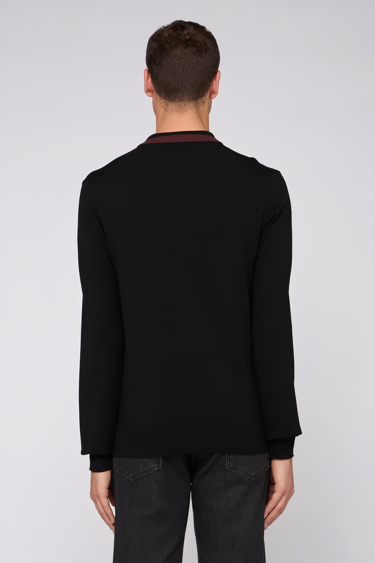 Polo a maniche lunghe in viscosa stretch 2|0c0a2fe7235aa319898f051d4252f47e01229931617bb60096cb7eb0da2f3eda
