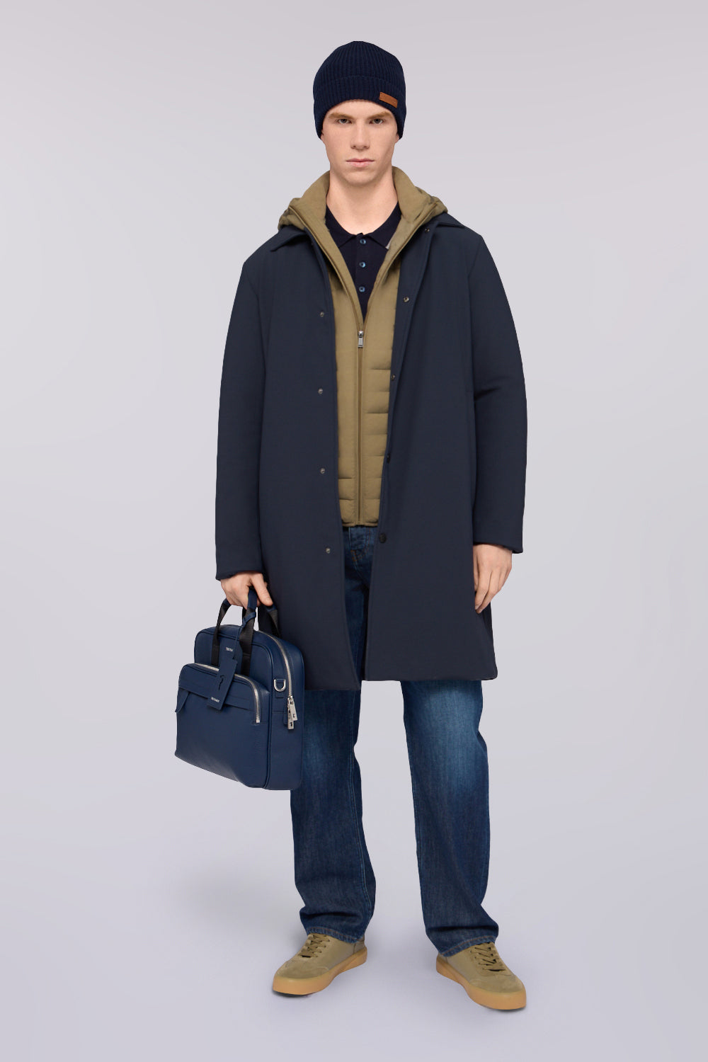 Polo a maniche lunghe in viscosa stretch 4|3b783888fd1ee44d88b4bdf3bd5ab934c95928477319ff120e6b3e2a33b86946
