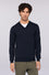 Maglia con scollo a V in pura lana