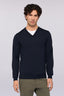 Maglia con scollo a V in pura lana 1