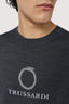Maglione girocollo in misto lana con jacquard 3