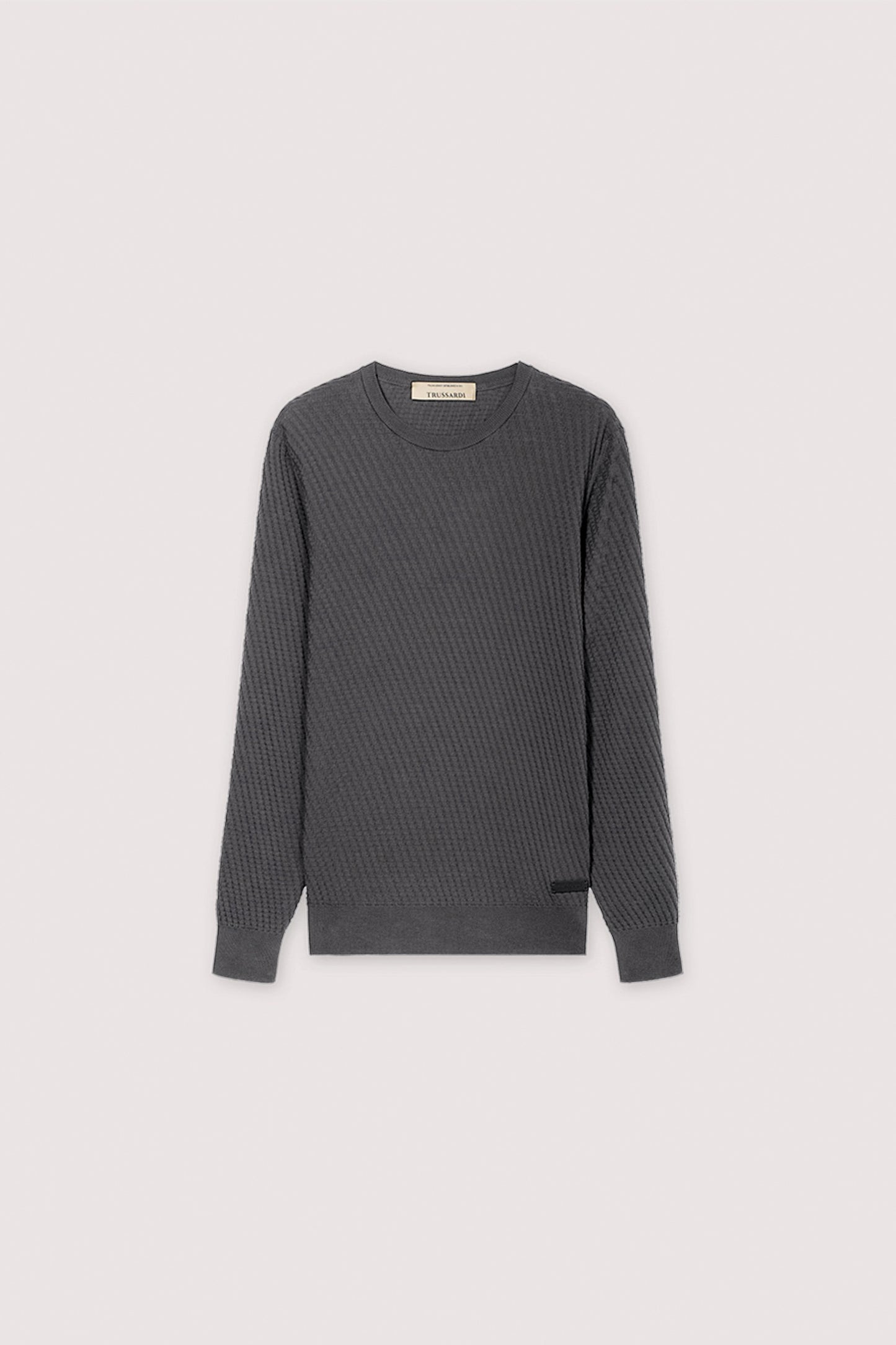 Maglia girocollo in cotone tridimensionale 5|7311b7f1331a6b4c4f396751d2b8b58b59b89b0d40436f0dde65fbca6af1573d