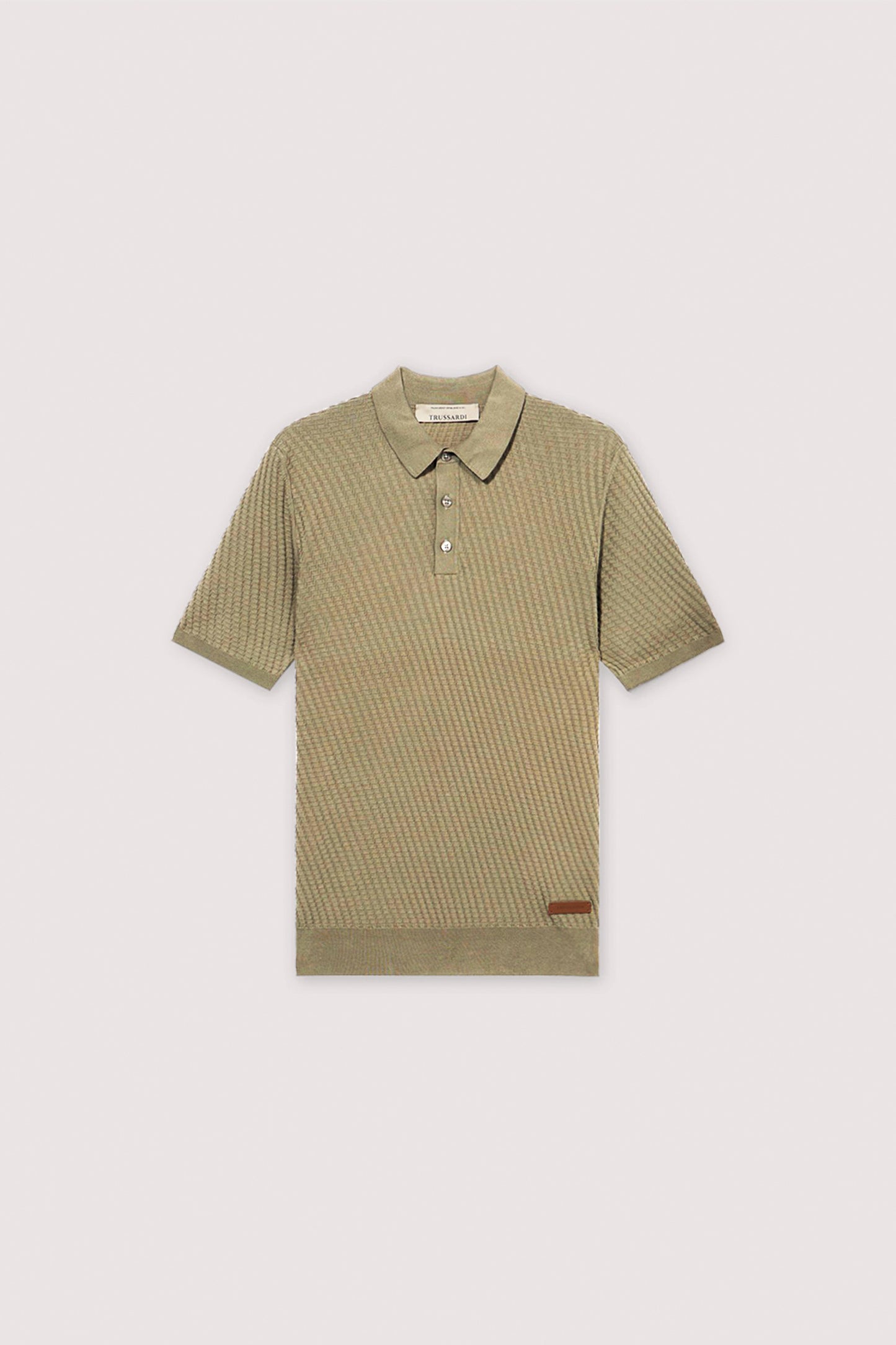Polo in cotone tridimensionale 5|9e2ec4656fe656c817bad355a79742527aba413ff7773d2b4dcc820e401759af