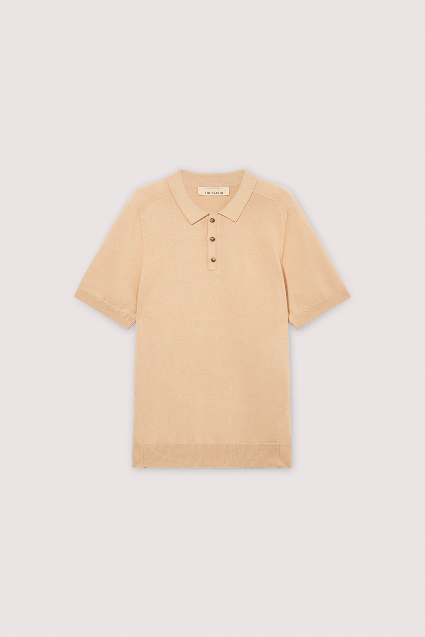 Poloshirt aus Baumwoll- und Leinenmischung
