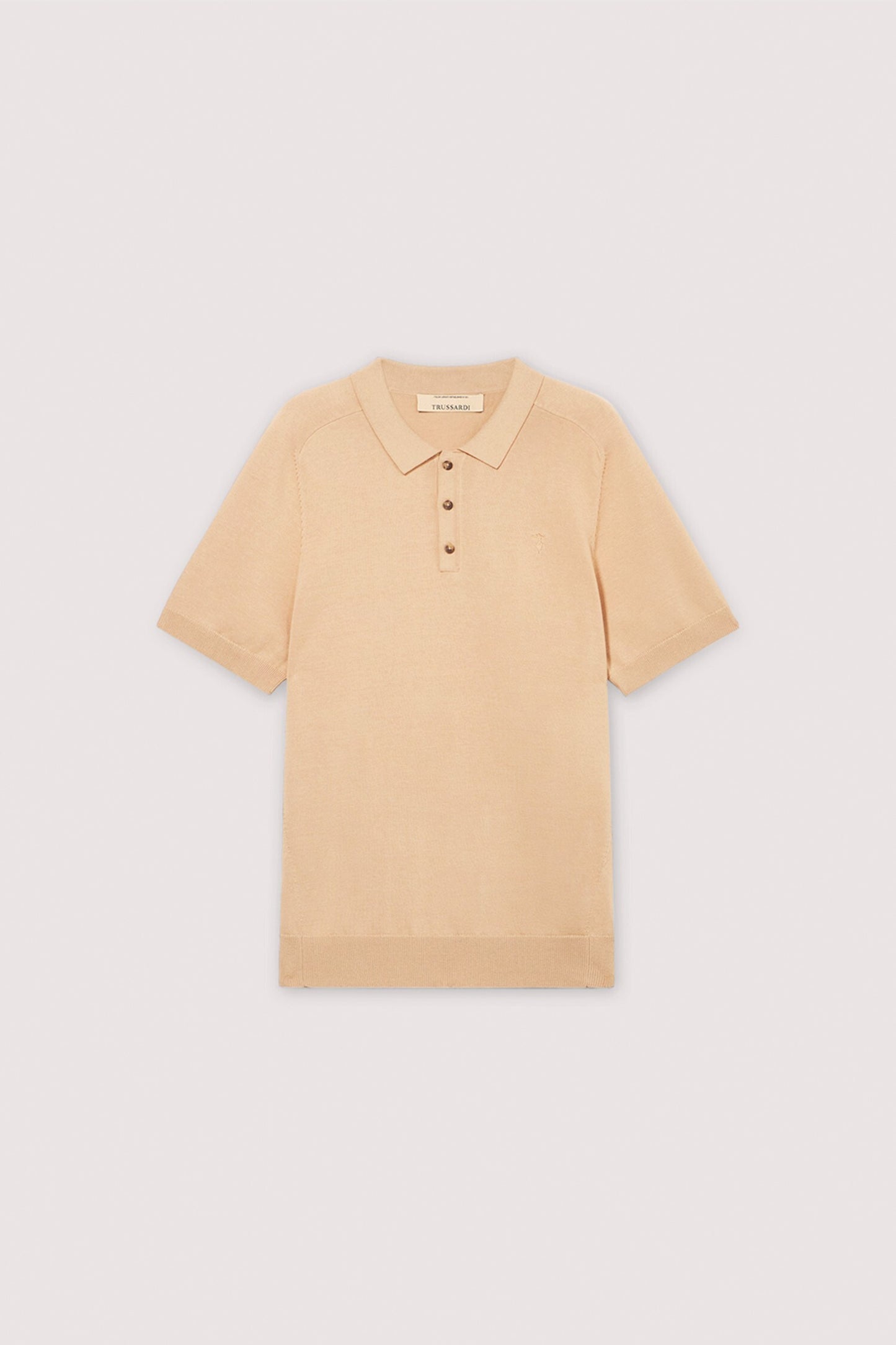 Polo in maglia in cotone e lino 5|8d14fc04ecfdd5c78b912f54c781572e0bfabe455a5151c11a0039b8f9f3a714