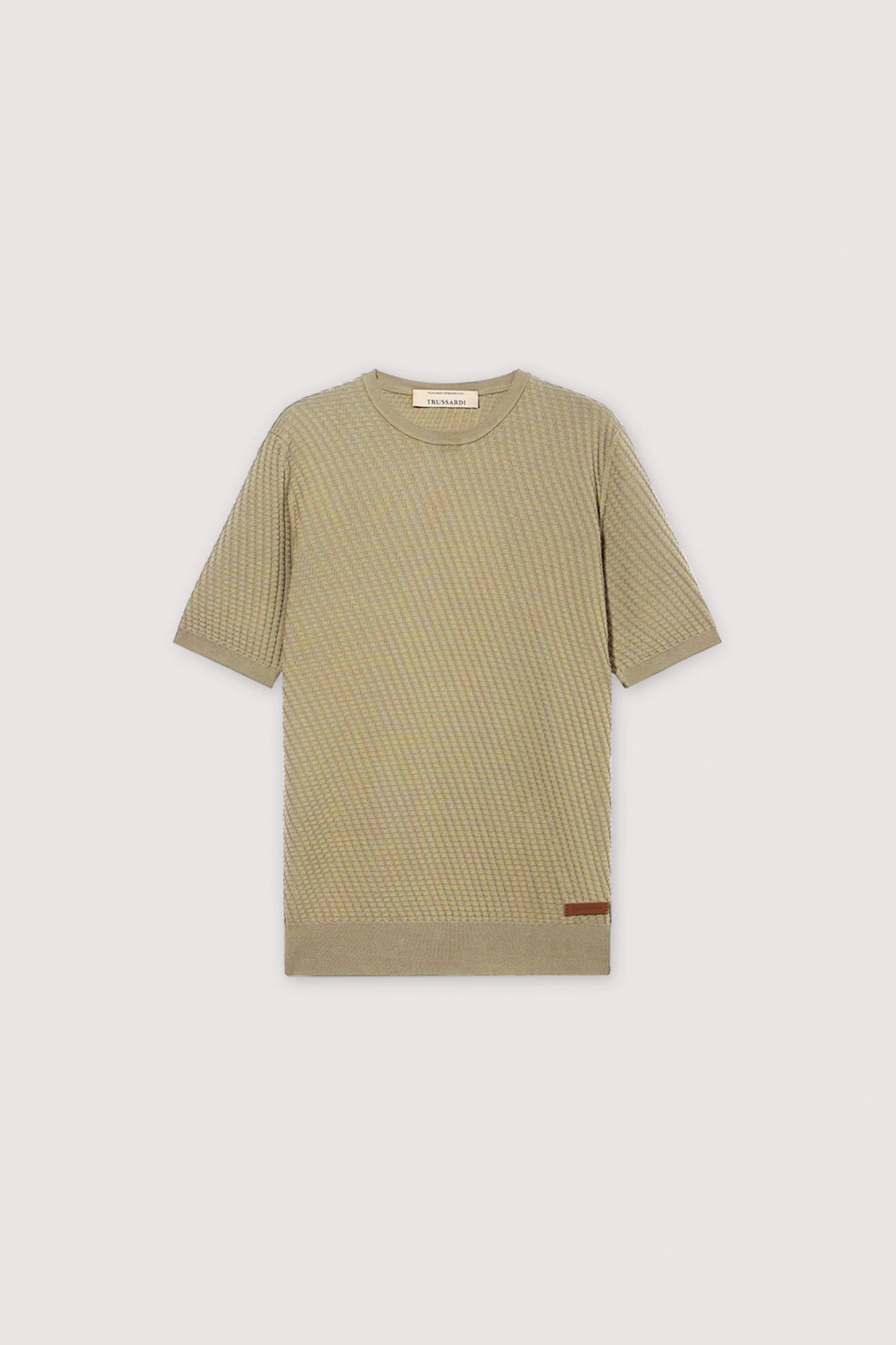 Maglia a manica corta in cotone tridimensionale 5|74c78dbaa01e3ce3ae9191b76cf53ef5ab9cac69aee759d85750fd5b9f1aa1ad