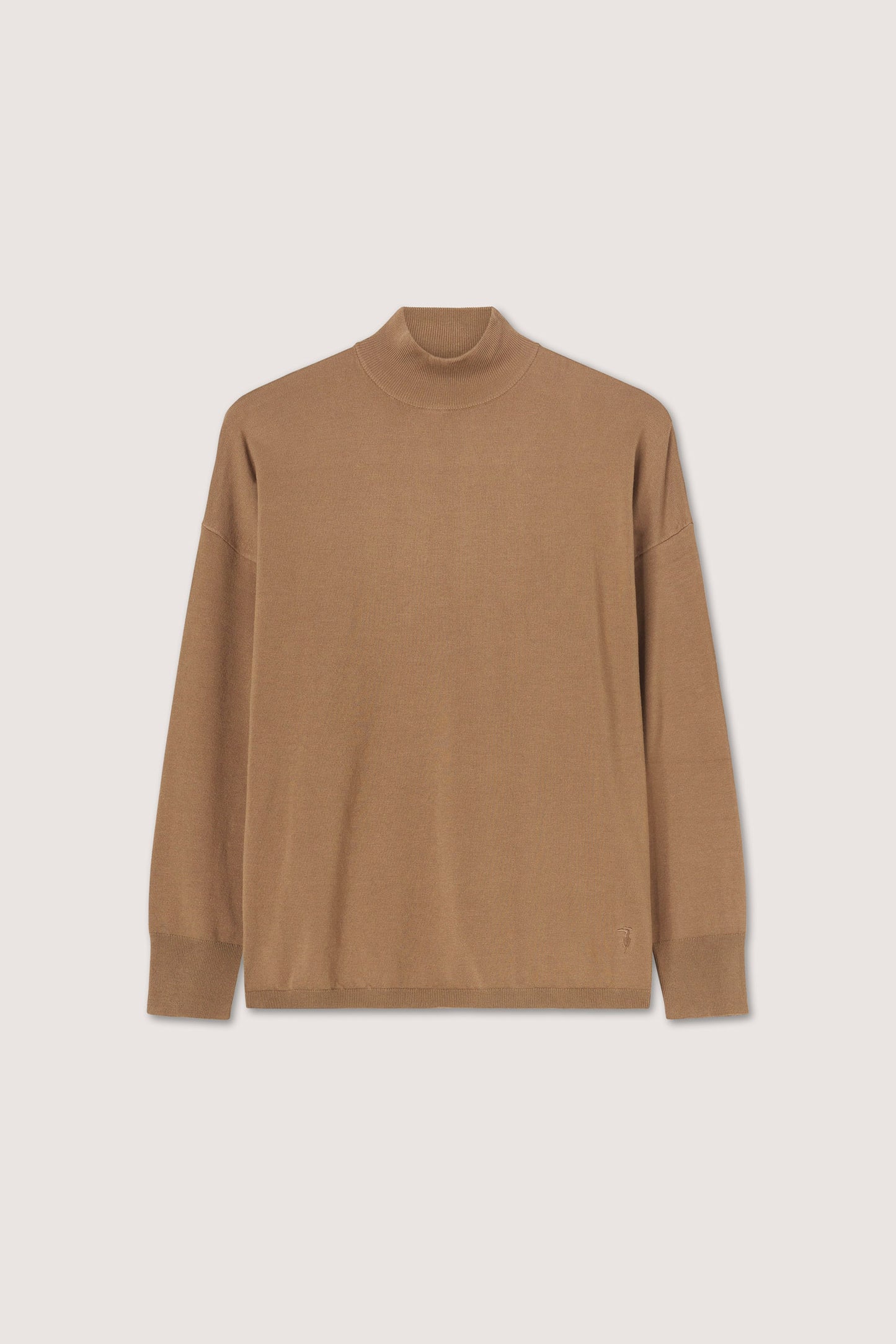 Maglia a collo alto in viscosa rasata 5|e9d6bae5d440223a546832137ec0a4fac053c349e079c11ce321164c5a6c1d03