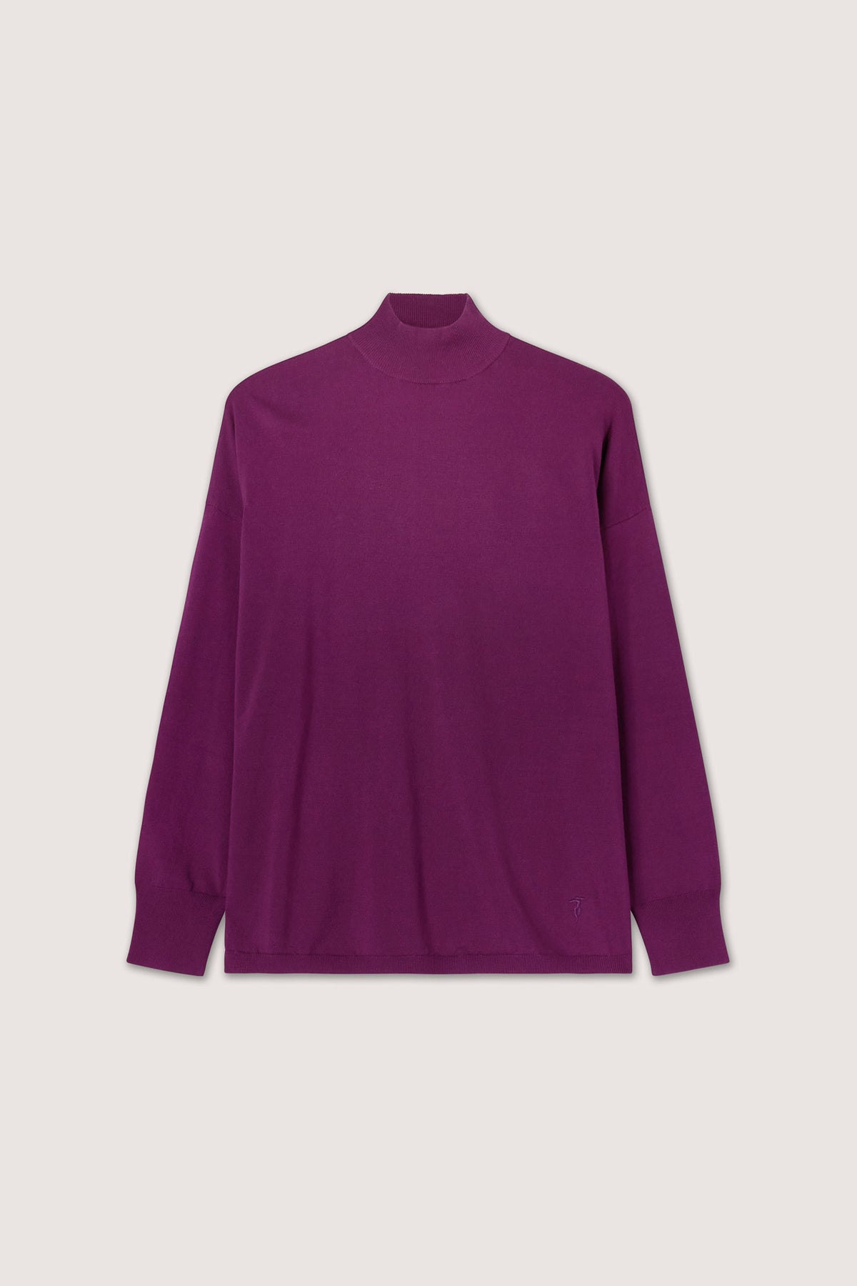 Maglia a collo alto in viscosa rasata 5|bf6ab4f04d84027b6c329475f258a7bf4fcf7ee9a181e12af6f2217dc363b5be