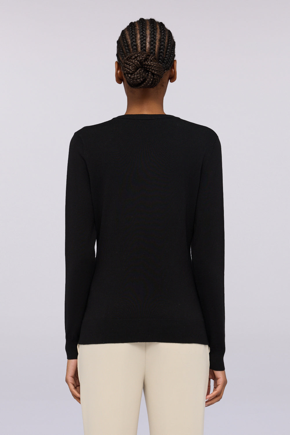 Maglia girocollo in misto viscosa 2|0201576ebb72209b77d81b4012f43febd7117feafdccd919a352dd505e839341
