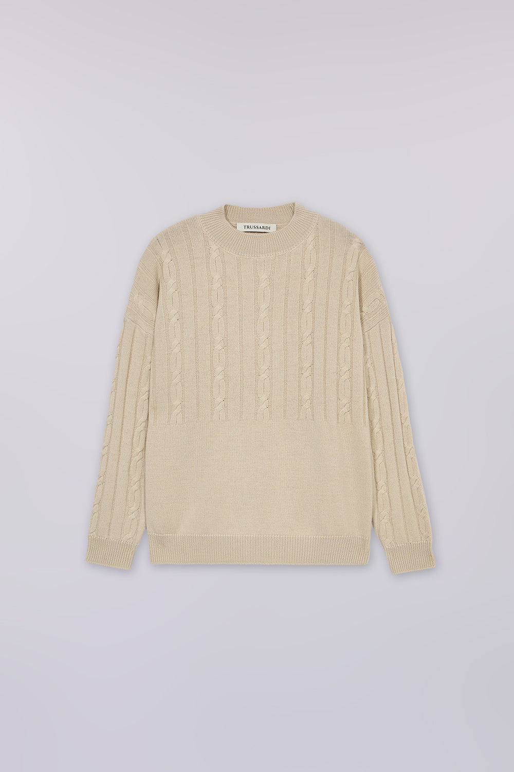 Maglia in lana con mix di punti 5|efd971d8aaccc200290dd9294acca598c489712bea4e12e38074b8b06a4d747e