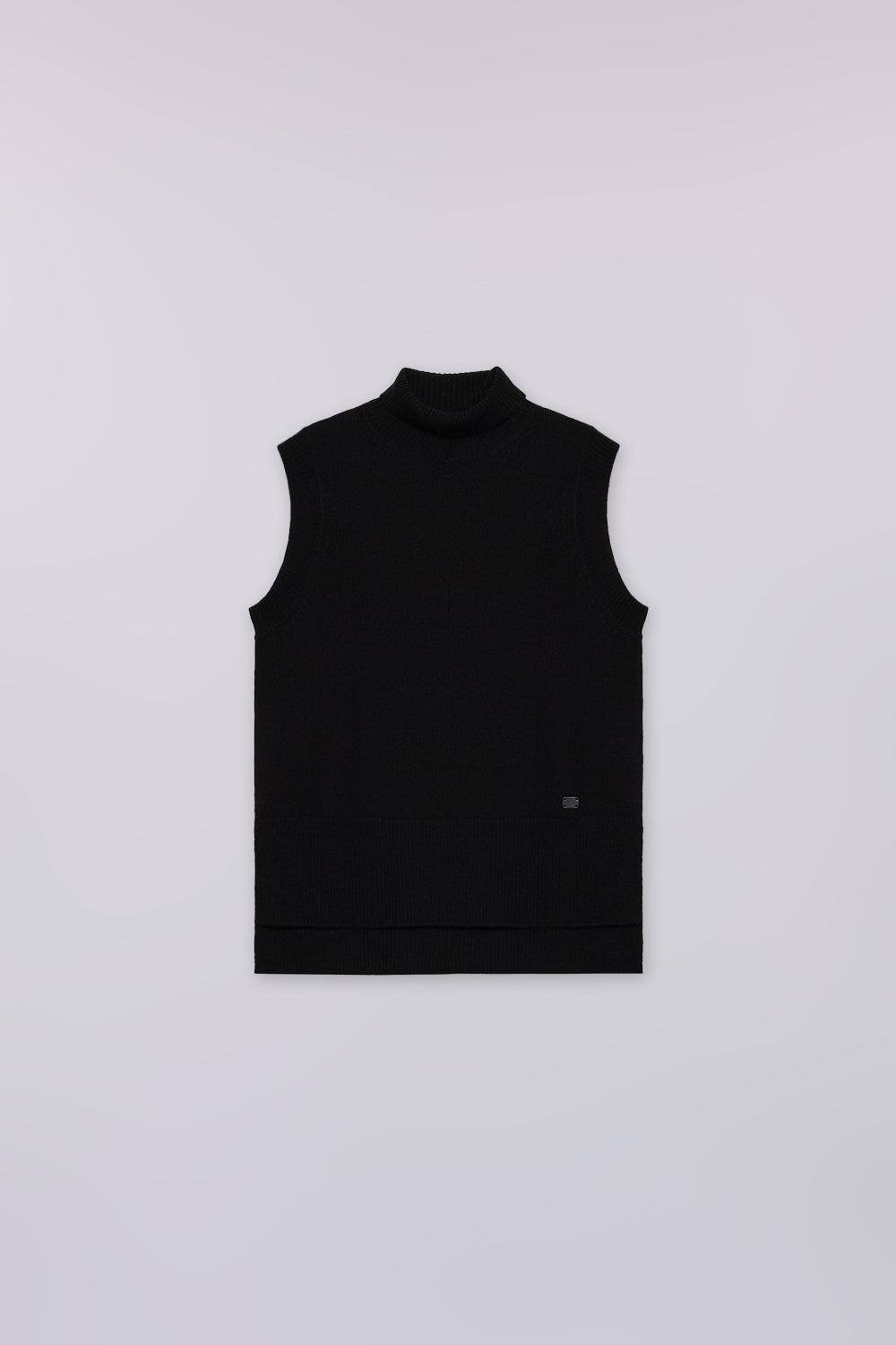 Maglia a collo alto senza maniche in misto lana 5|b4ab3792b75b626c66ec2a192dd631c2385f6247eadde93db6e50c2338a711e8