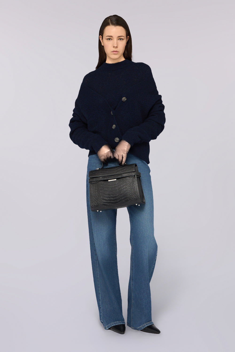 Cardigan in misto mohair super leggero 1|f5778510392e739b47c9bb222d341a42afcb2bce60727c751793b5e078e8f3cd