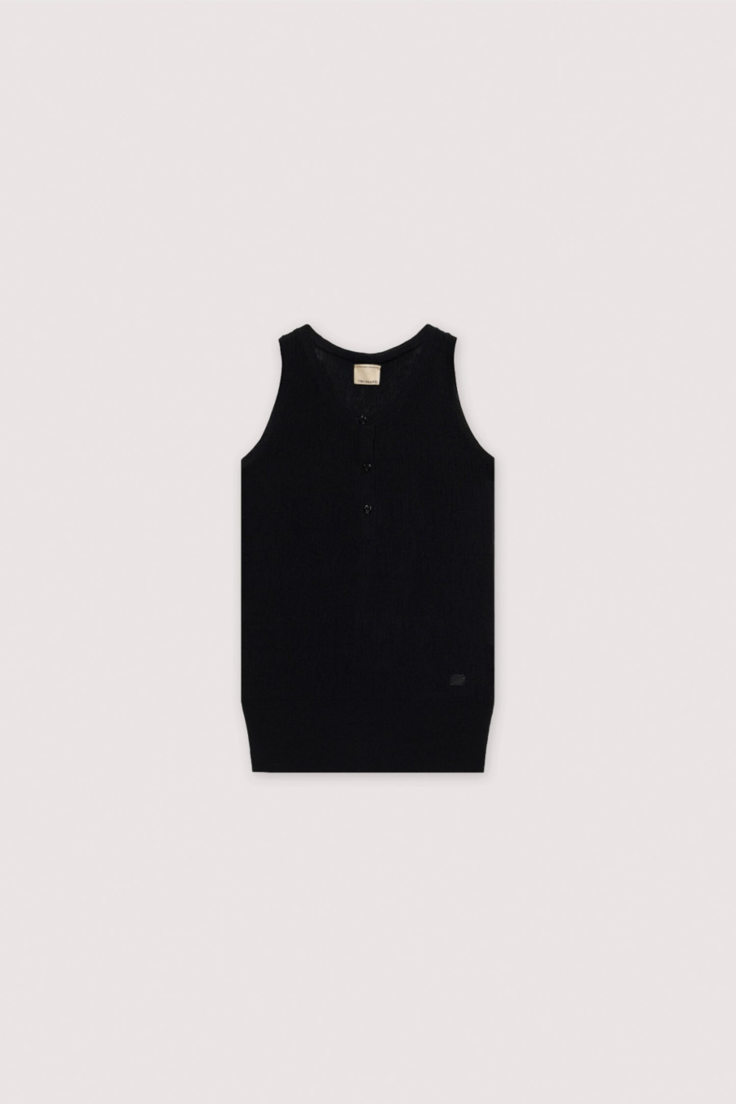 Tank top in cotone crepe con punto 3D 5|49231e8b2a8aa0ab20633ae593ca4b11f4479006b6c349f645beb30caa70ae84