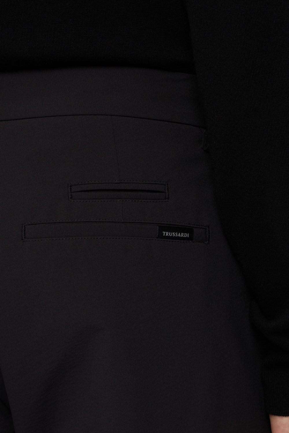 Slim-fit trousers in stretch technical fabric