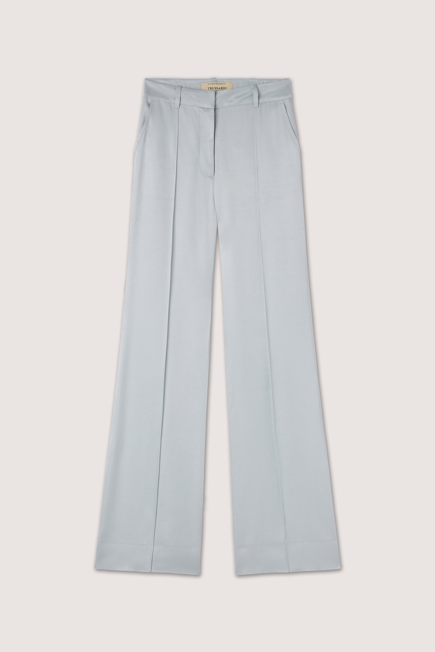 Pantalone flare in twill di viscosa 5|19a5e4cfad06058571b6ecb74bfff7ac78df03caa66f4b46344da935da8b5c6d