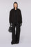 Wide-leg cargo trousers in refined fabric