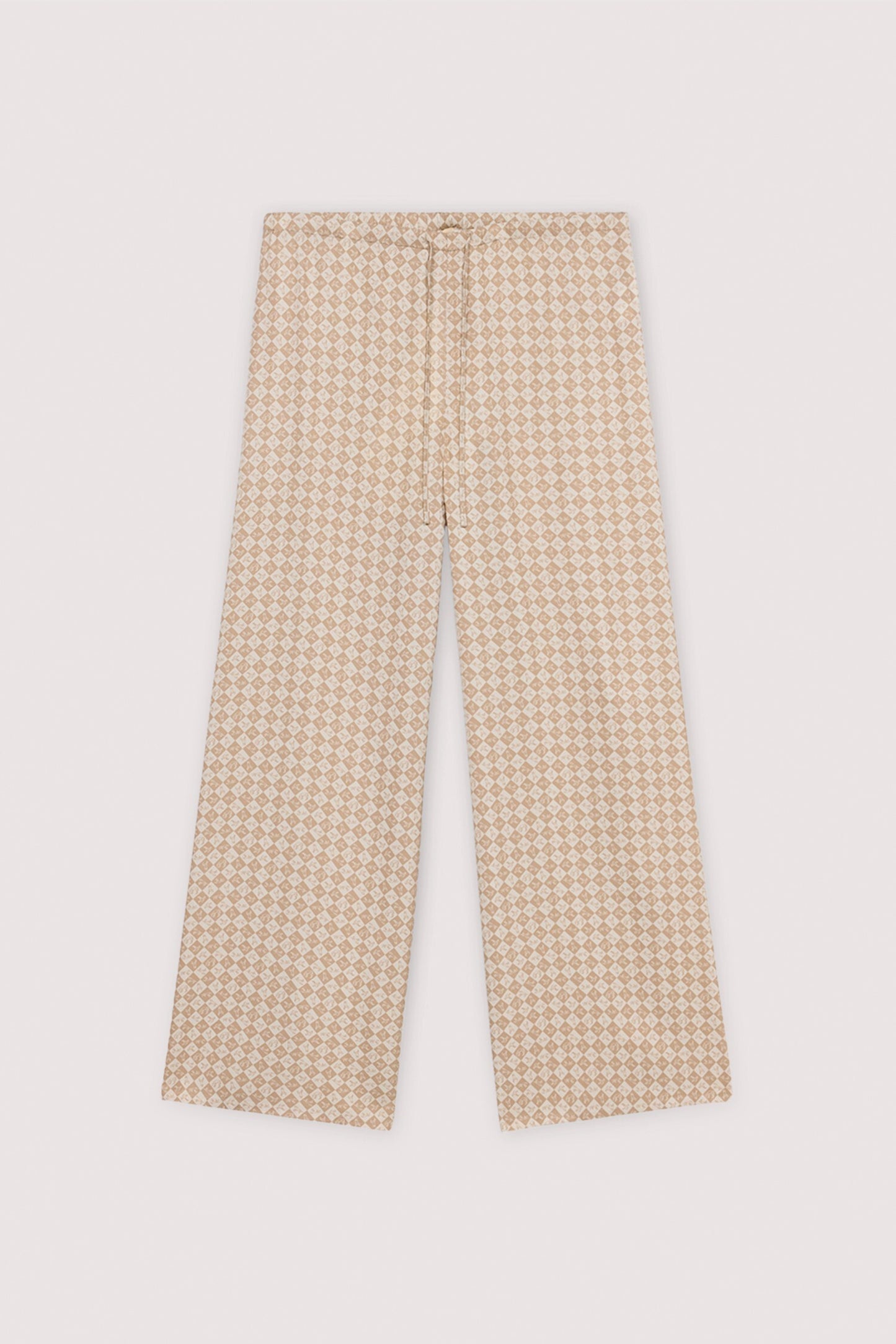 Pantaloni ampi con stampa in twill viscosa 5|60d69fcd653182c364fcadfdd4062ba5d7668bdfd129cccfd96ae0eeb9abab6b