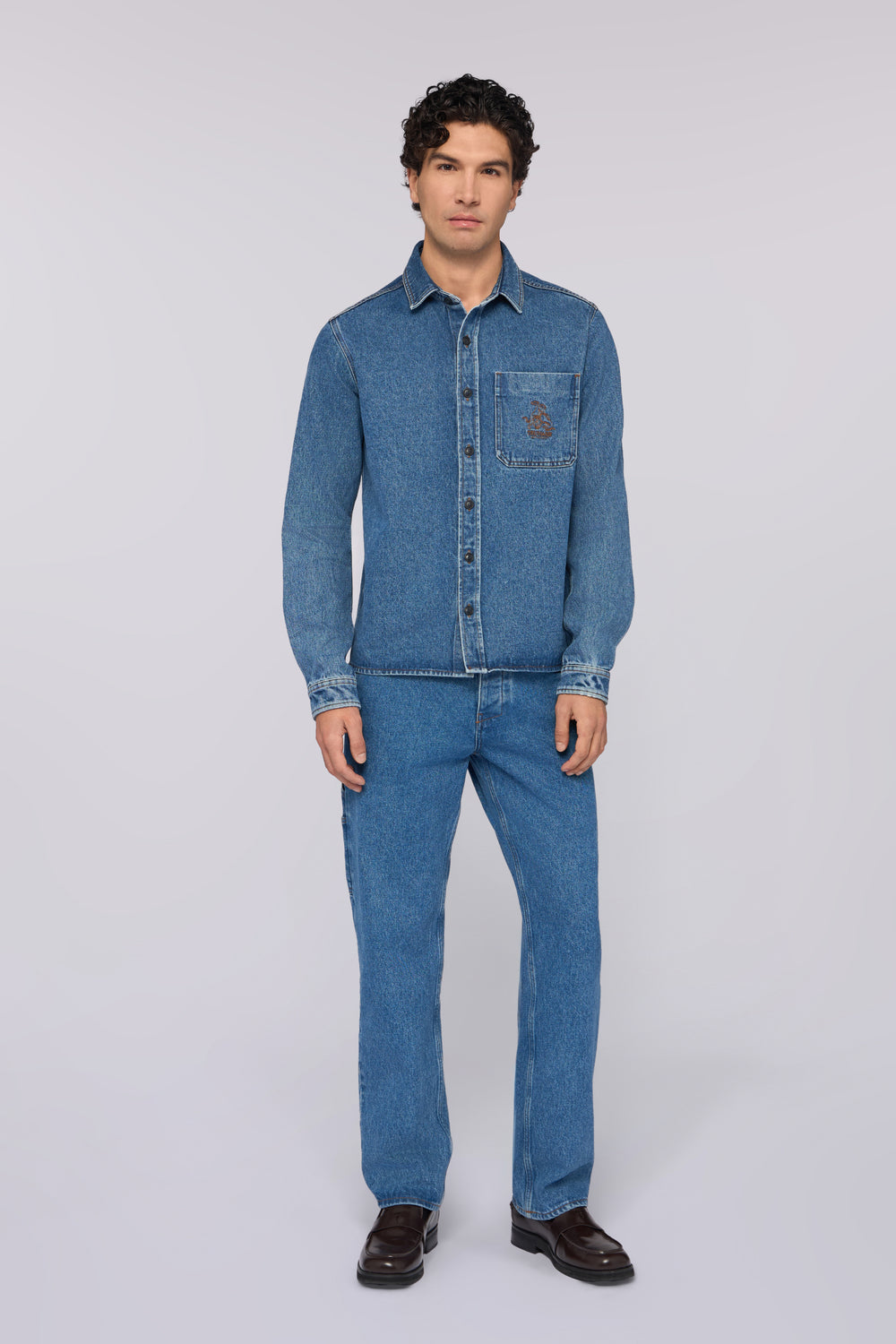 Jeans workwear 391 in denim stone washed 1|707050b700973c8b1227e6b334f67f084eac60050bd1112f687aa2065951abec