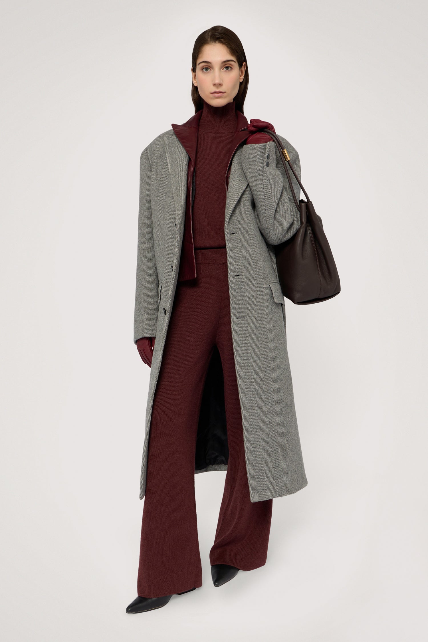 Pantalone palazzo in misto lana 5|644f291c70bbaf8a8f19199979746d11e60527c3417571d9c13cf27e1866a6ce