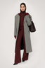 Pantalone palazzo in misto lana 4