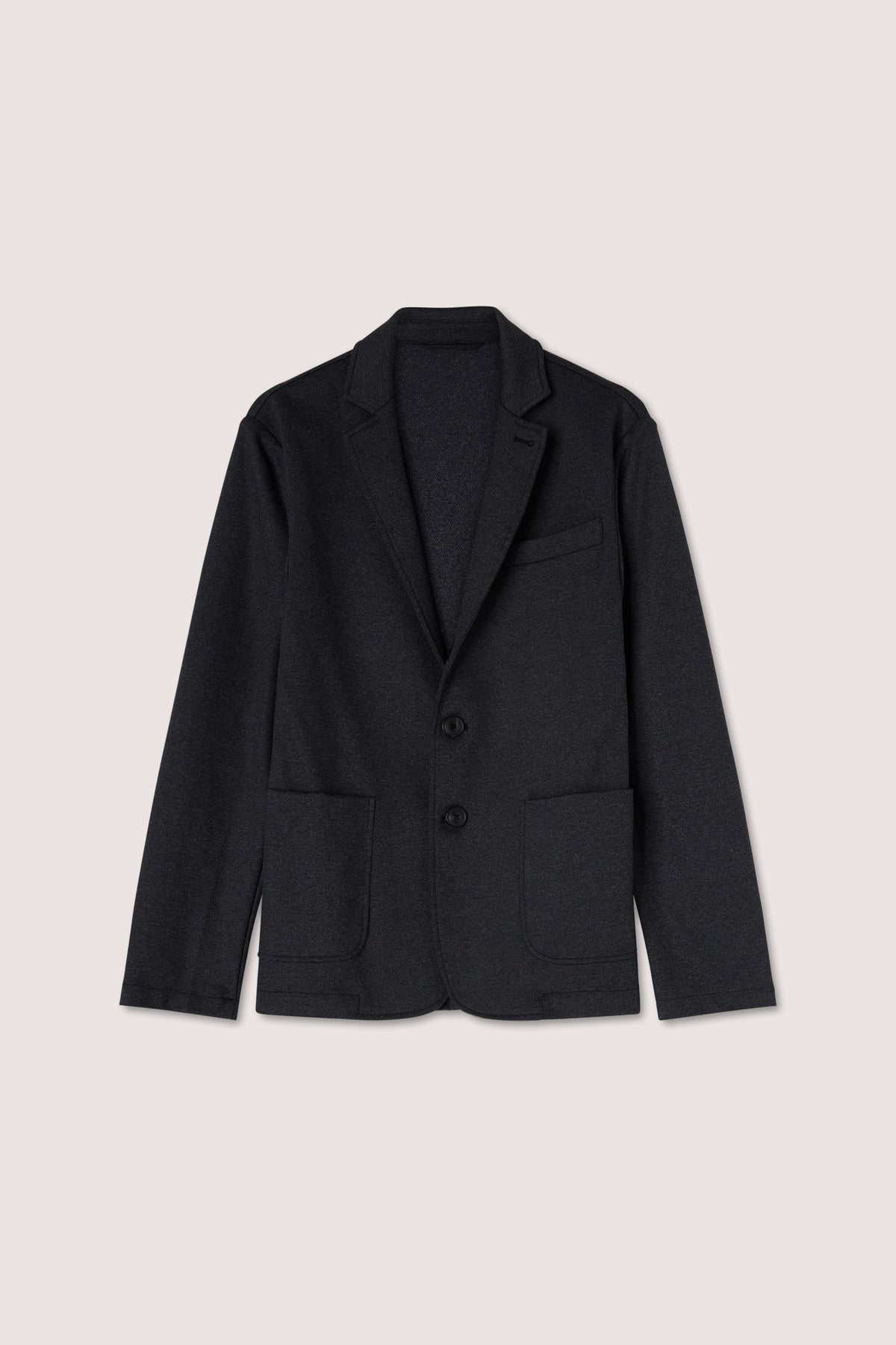 Blazer destrutturato in jersey microfantasia 5|a148ed946f2cf0690c08236d2a44fb612674510e63926a07ea2047138564d897