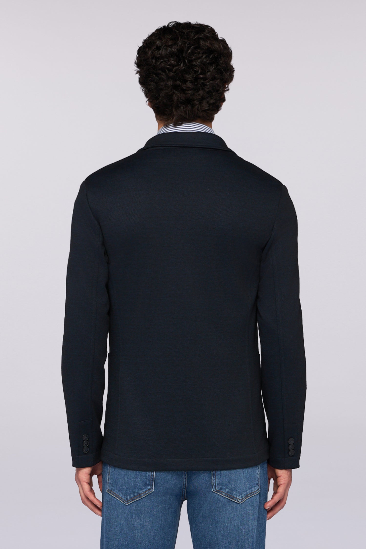 Blazer slim fit in jersey 3|c676939ed4d6a97b154b6a532027a9d6b06bd1b6d9d5e0cf17ccd5ebf075c767