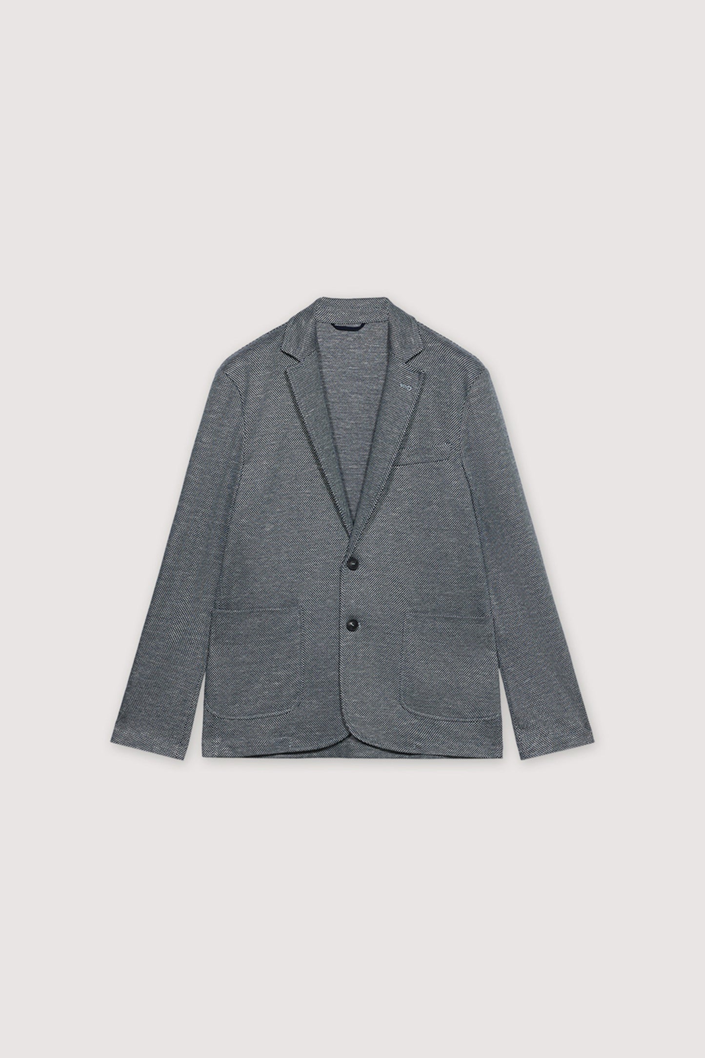 Giacca slim fit in jersey misto lino 5|ef4a8c38a2071fa2b8cafe13f68e9a223b22db2747e8d9eb226be4b5b530d889