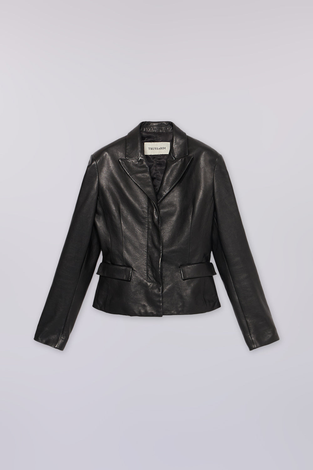 Blazer in pelle con fodera Gentle Society 5|ebba807a972bdb8fc4ae9298874821ec052bfb00100ceabe0f00e28ab57b8f54