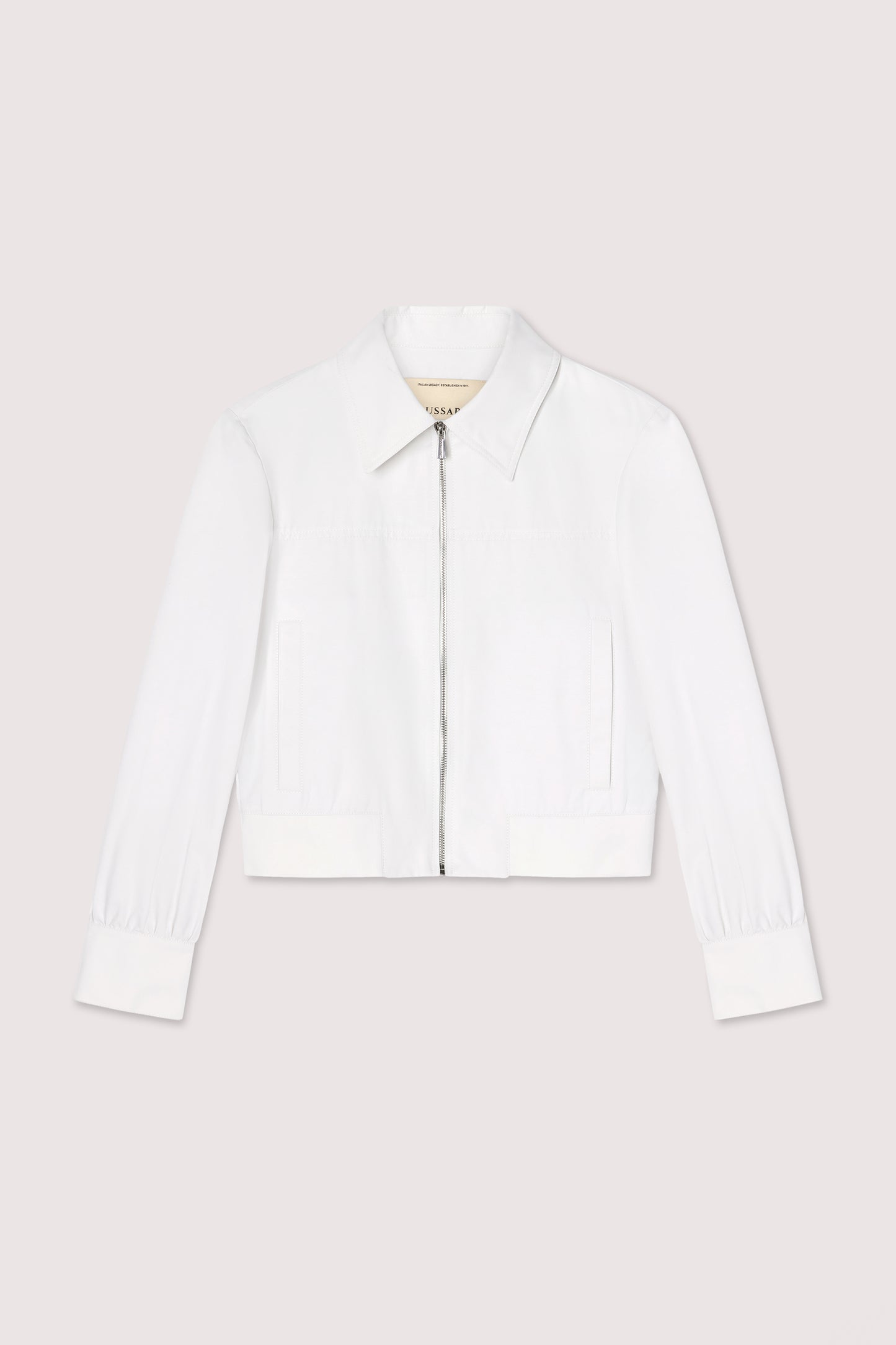 Giacca Cropped in Cotone 1|bcaa08d593da902548ee664c16dfb725bab68f24e43da18961bf4e60a2af18b4