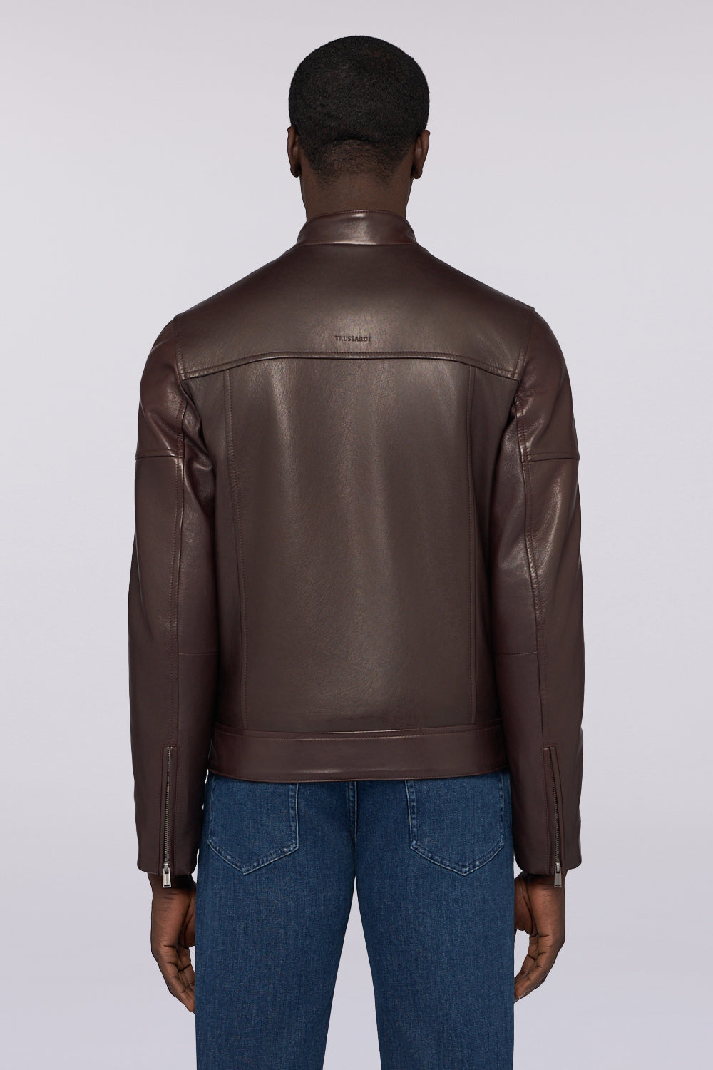 Giubbotto biker in pelle imbottito 2|8d95b4c80e394e35d75ced64e238584818fad2553ec514786afbe9be3d9f6a9a
