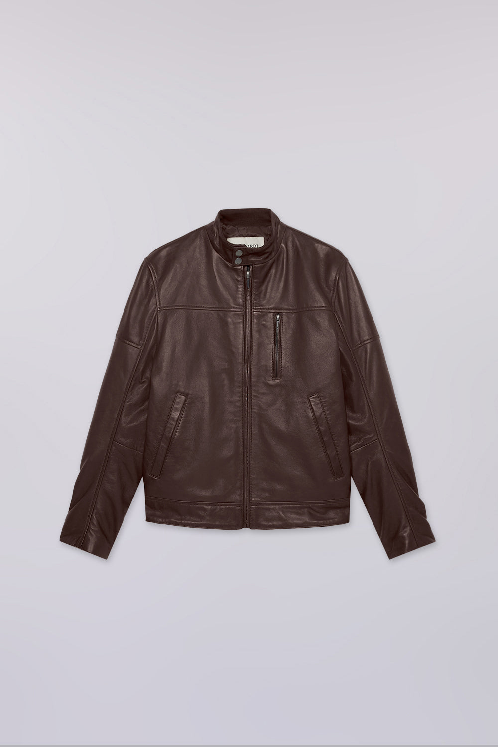 Giubbotto biker in pelle imbottito 5|aeb299102022dca4339de35586d543b83fa9030a136ddb4eb7078f4a1f431e7c