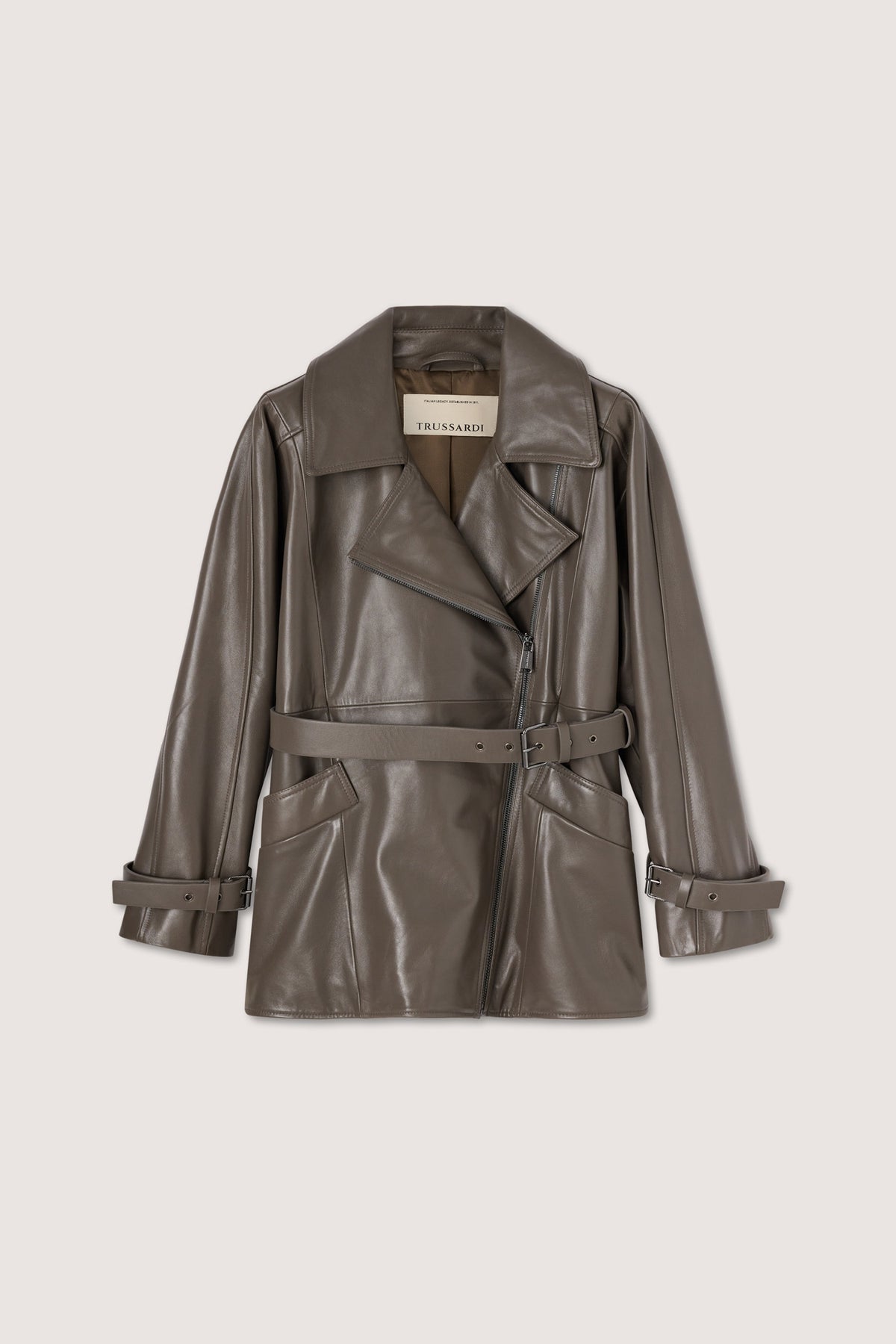 Biker in pelle con cintura 5|1fa075ae0daa23de98eb451183bfe7e34fb04e24e84bac07c6b261b2533c493d