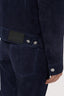 Giacca in pelle scamosciata effetto denim 3