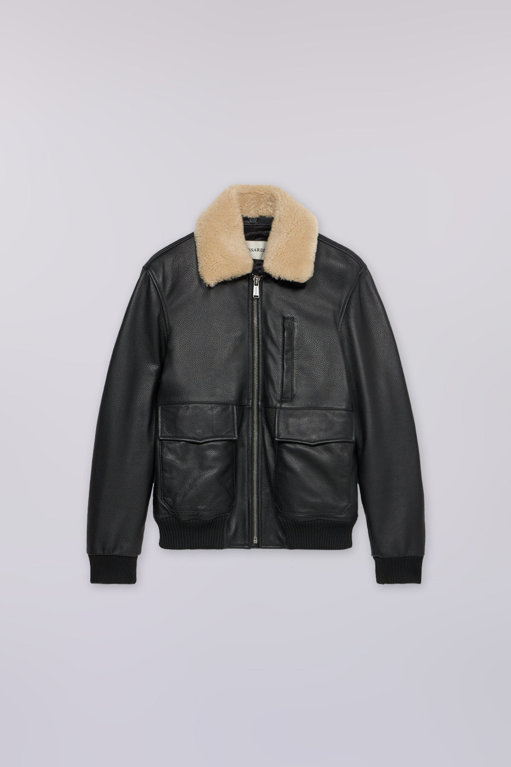 Giubbotto imbottito in pelle con colletto in shearling 5|d1deae1d8a789988ef9afc795876ae41d6a33d70e9ed20a1e3e582e01f21c9c2