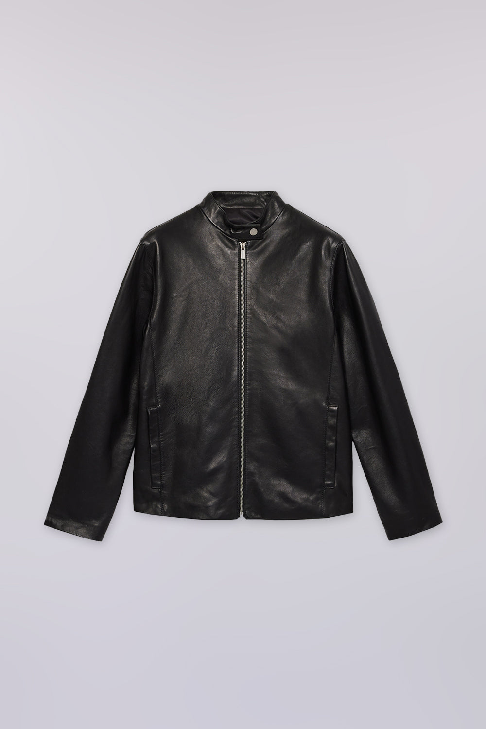 Giacca biker in pelle 5|48f69cbd343590c41cf23f70d6013def27215b33cac9b18c97813aeac62d2602