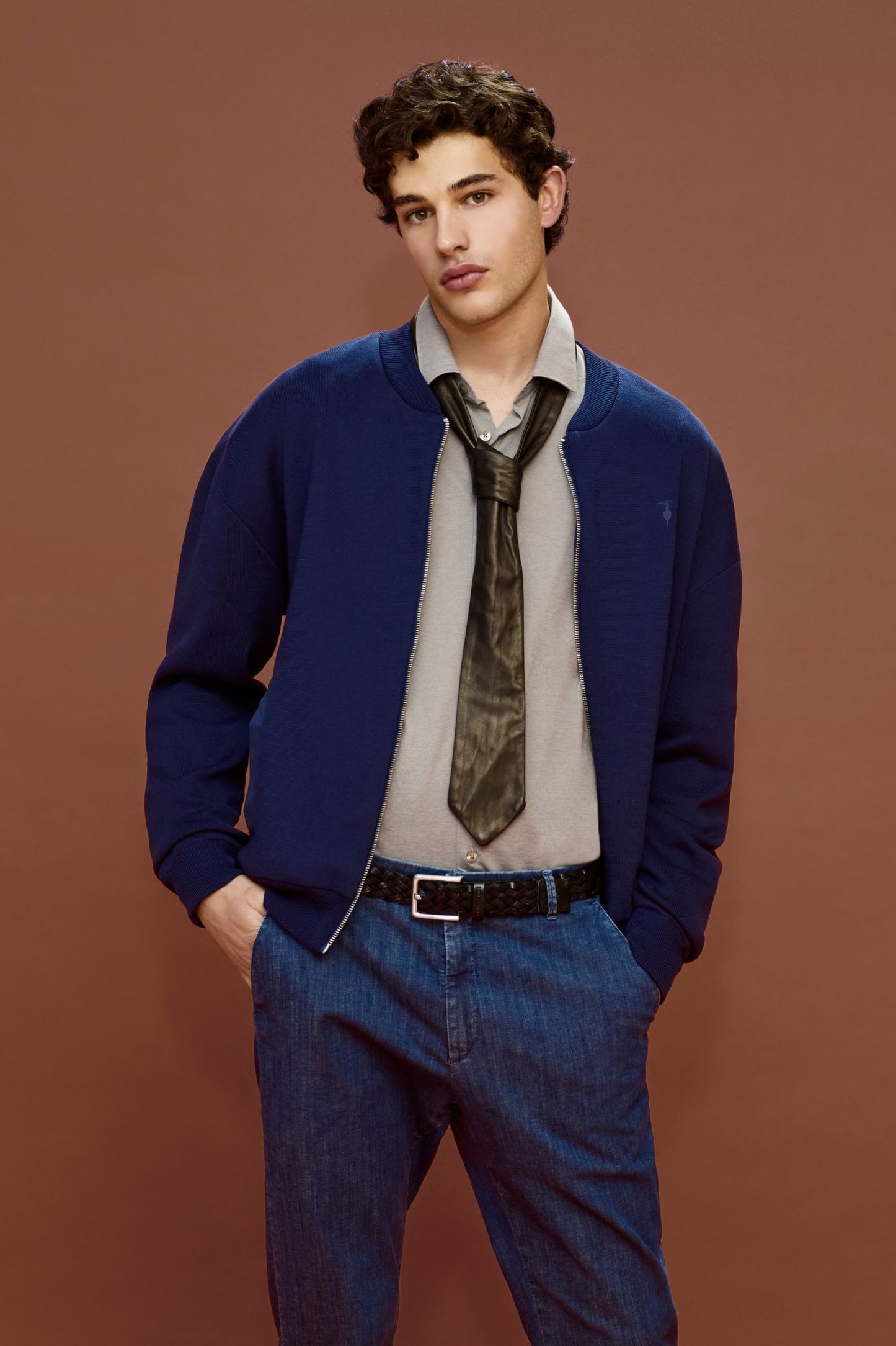 Bomber reversibile in maglia di cotone 7|cd08de7cb84c60f0520c3cf650cd2f492c9a7af0790069bc37e23ac4457ed909