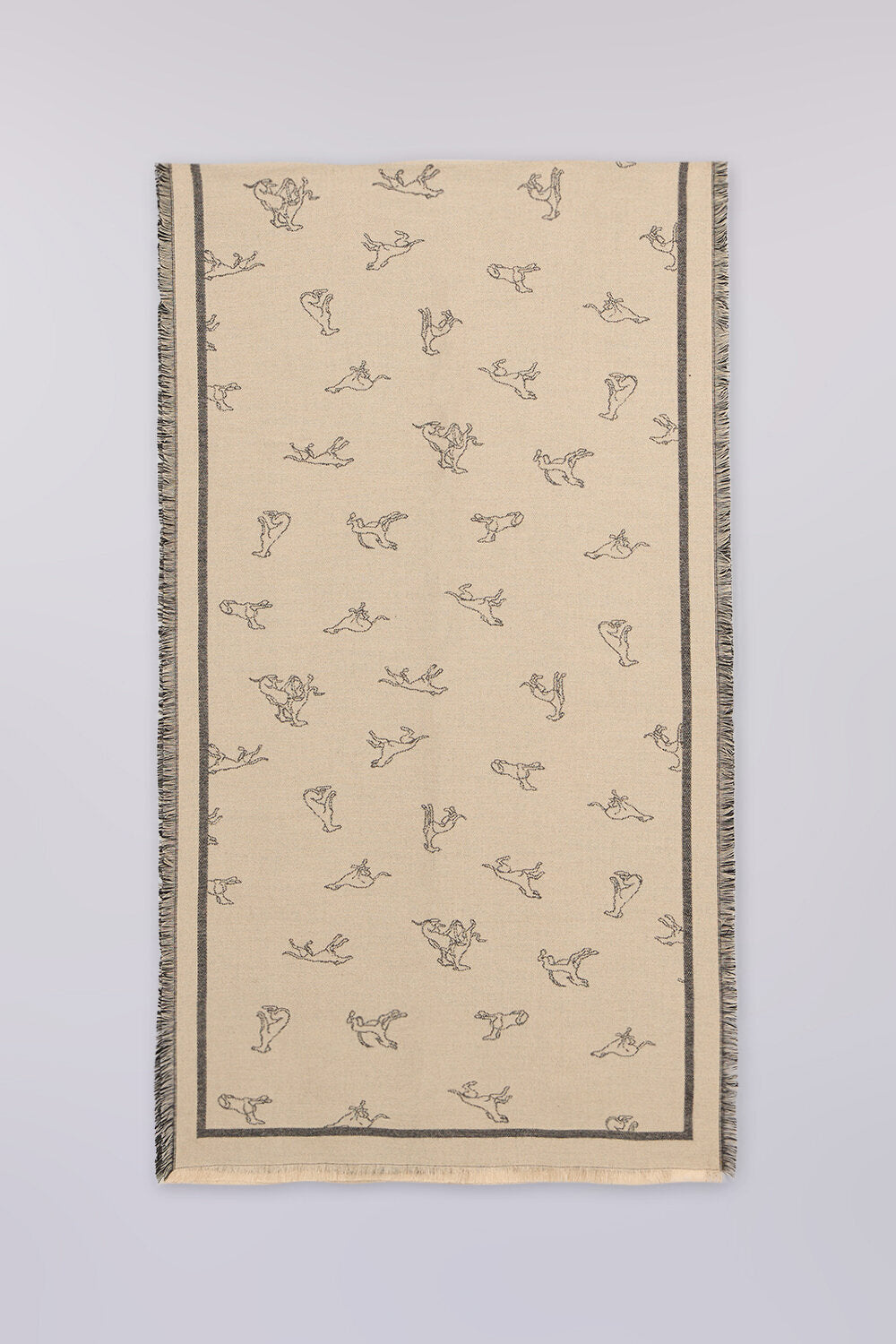 Stola Gentle Society con stampa jacquard 1|d69a95e9c068d374f22566486e8c62cdb62132d8ce43f5e9593ee55e634e7bdf