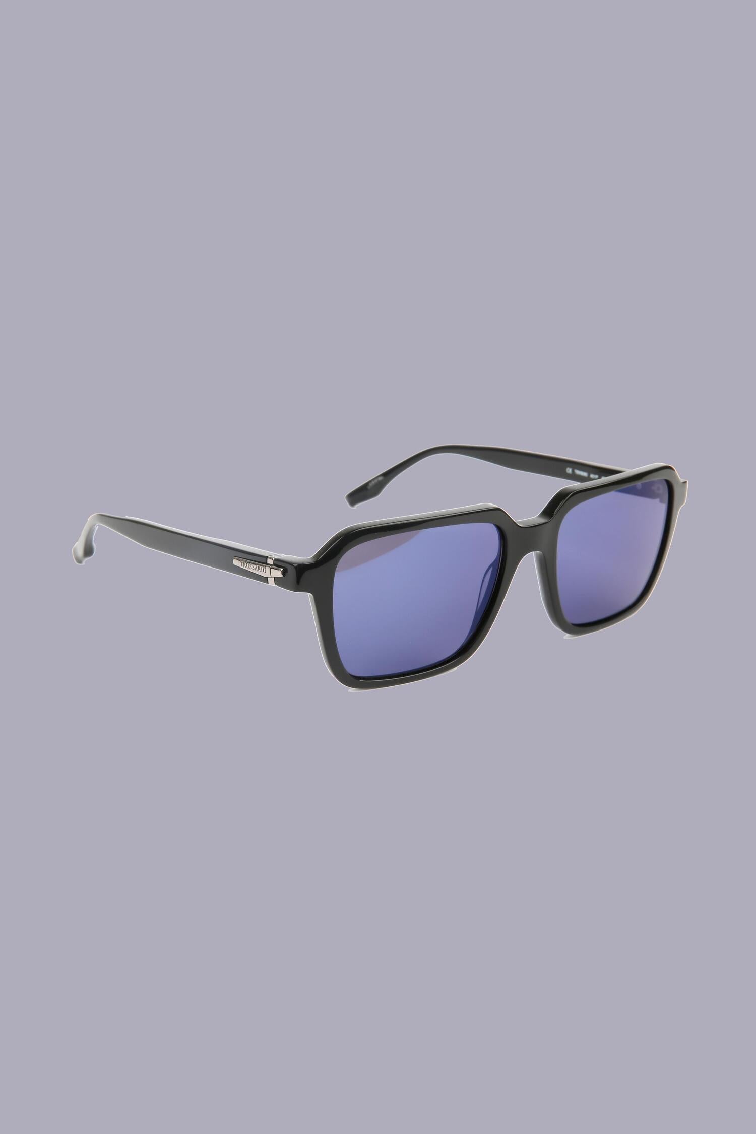 Occhiali da sole squadrati in acetato con logo 1|297ec44af9384b1c31845590a363707807bbc1fdf81c2c4508895a8b823a1a17