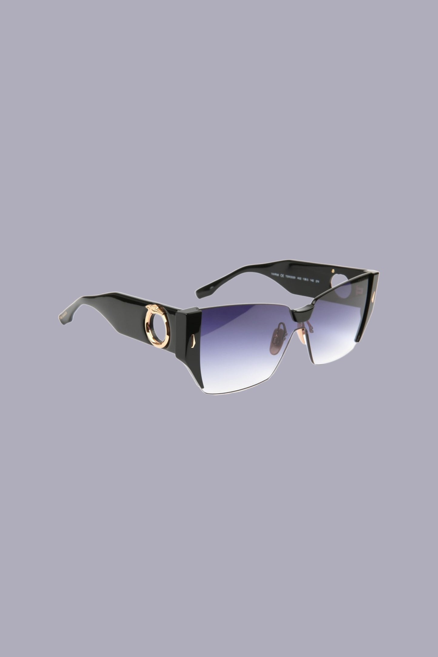 Occhiali da sole semi-rimless con dettaglio 1|bea2fdee36c99af3d75f0318fc9862e3cf466927aaf7b65b58c740af5e930273