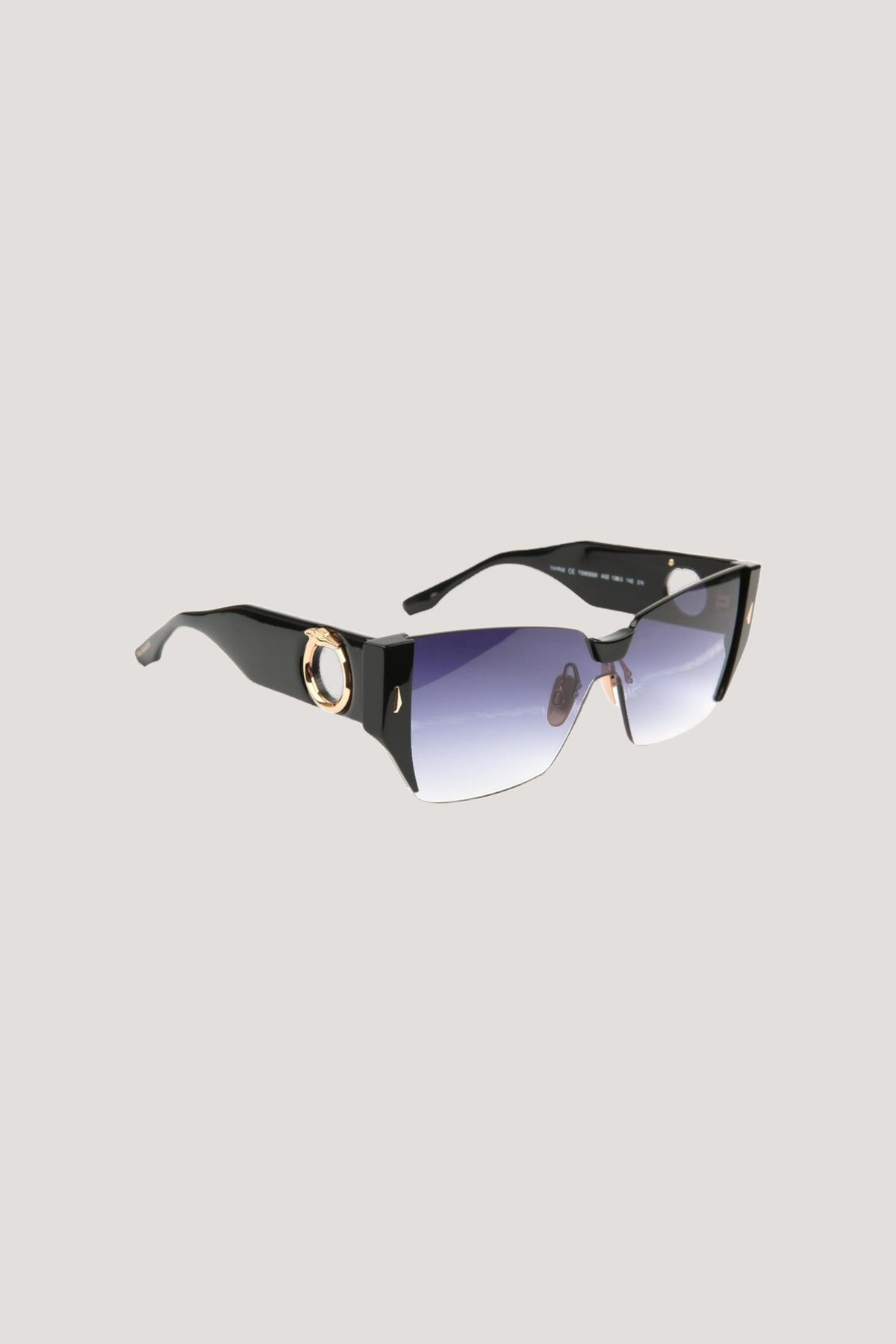 Occhiali da sole semi-rimless con dettaglio 1|bea2fdee36c99af3d75f0318fc9862e3cf466927aaf7b65b58c740af5e930273