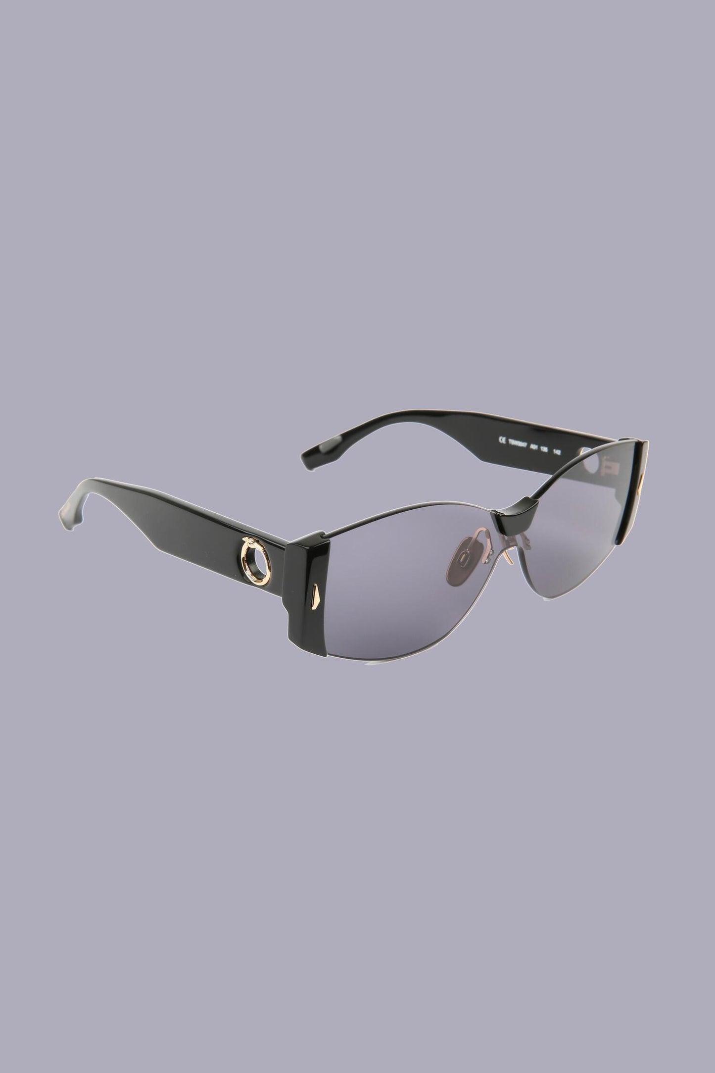 Occhiali da sole in metallo con logo 1|54455fa7bbf7f7342262aa4f4026c7ce62250aaac46571abf4795ebfa6661594