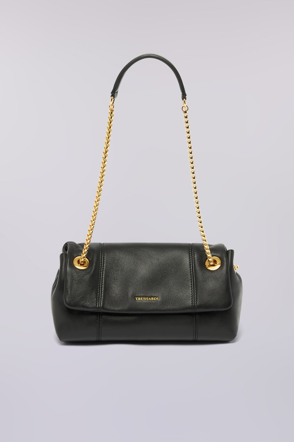 Borsa a tracolla Orbita mini in nappa con catena 1|9bd3e854e668b48116d6eab6bd767c1a3ab1e1bb87fd478eb819e39d6e8013a9