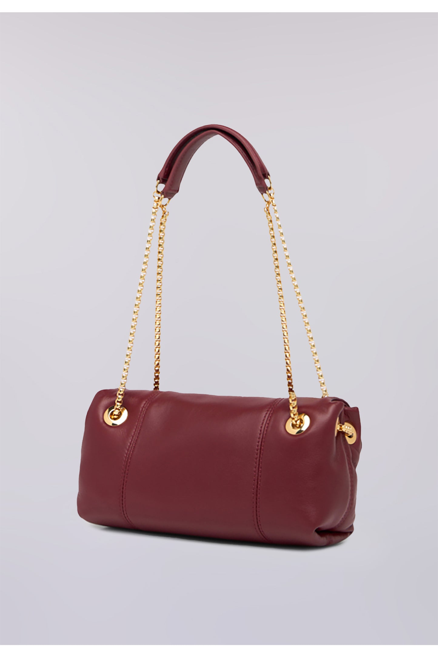 Borsa a tracolla Orbita mini in nappa con catena 4|9e71428b7c275653cbc40d69b2dec061fafdf30bcb9e1cb37cb92022c8189ced